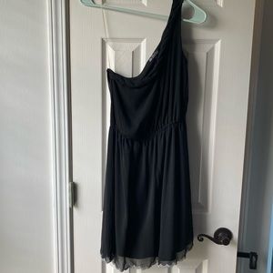 BeBop One Shoulder Black Dress - Size Medium